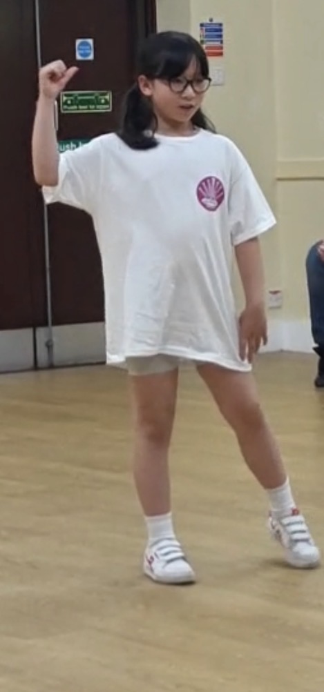 Student performing in a Pure Performance class